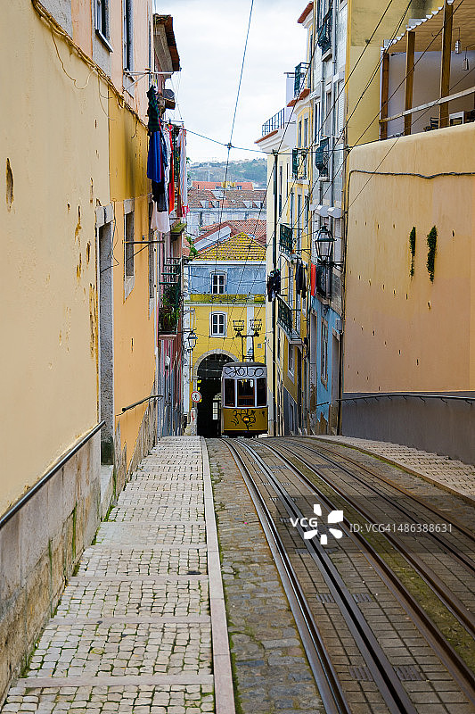 葡萄牙里斯本的比卡升降机图片素材