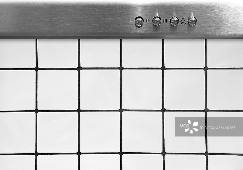 厨房瓷砖和排气扇图片素材