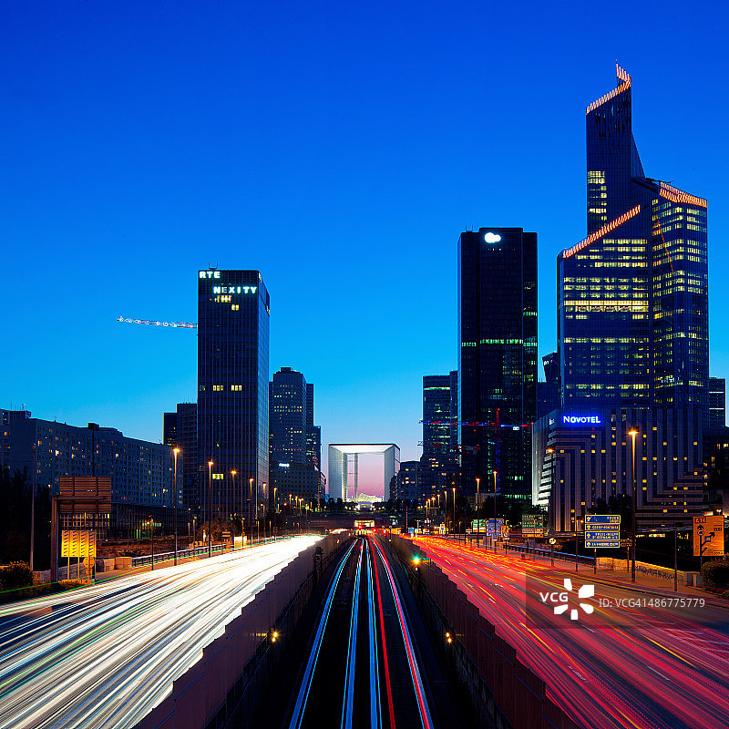 巴黎拉德芳斯区图片素材