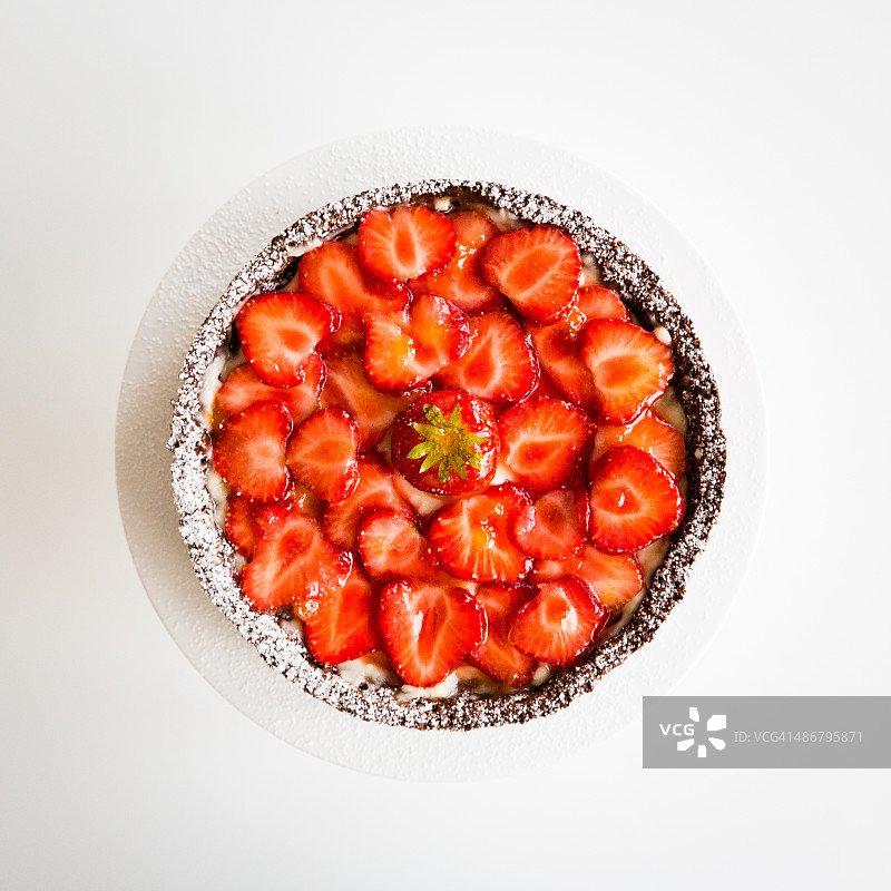 草莓馅饼图片素材