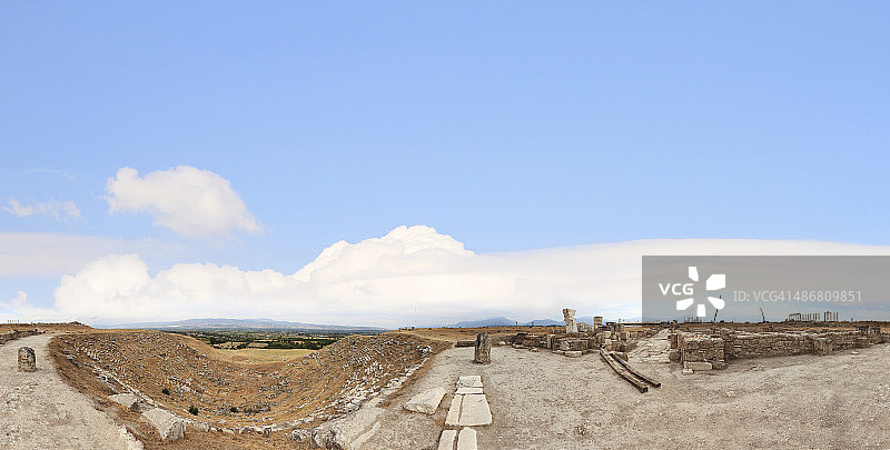 古代城市“Laodikeia”全景360度图片素材