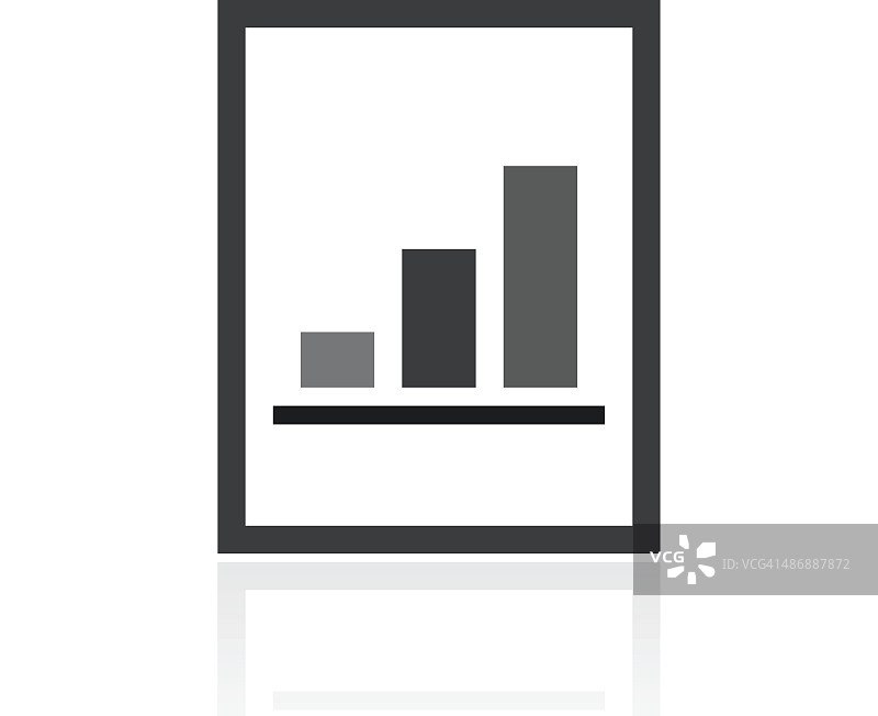 白色背景上的文档图标图片素材