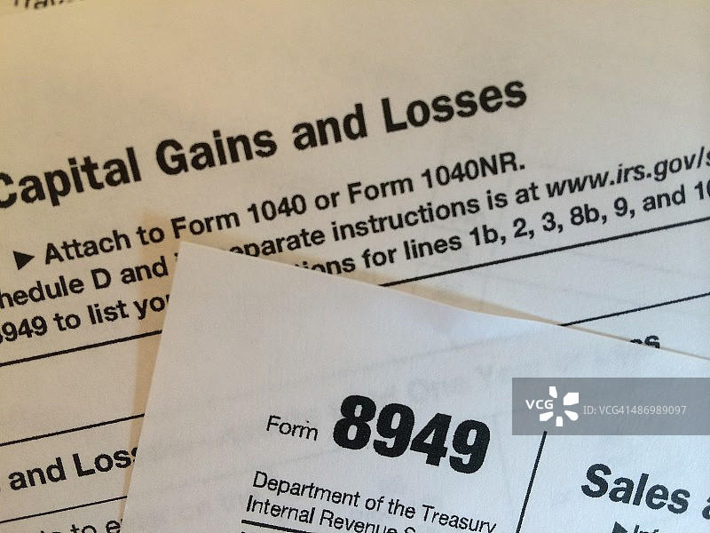 美国报税日图片素材