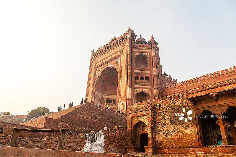 印度法泰赫布尔西格里的布兰德达瓦萨门图片素材