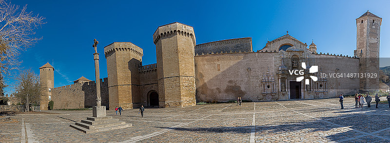 波夫莱特修道院全景图片素材