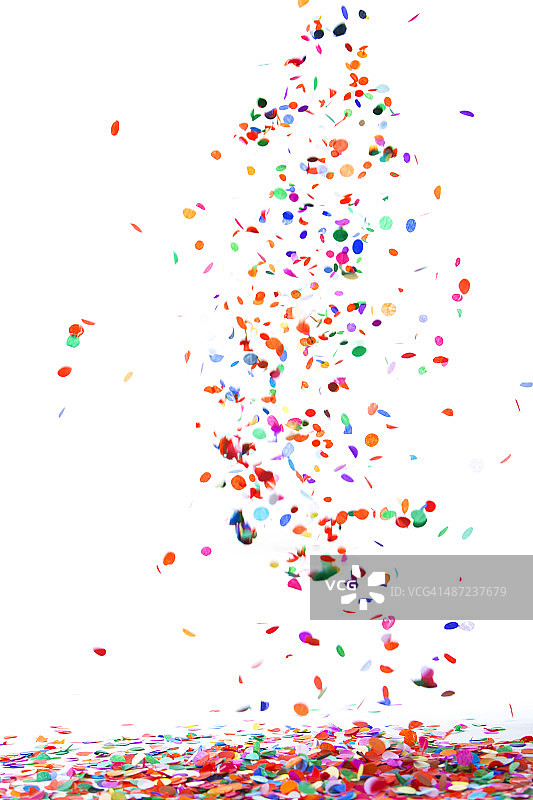 五彩纸屑图片素材