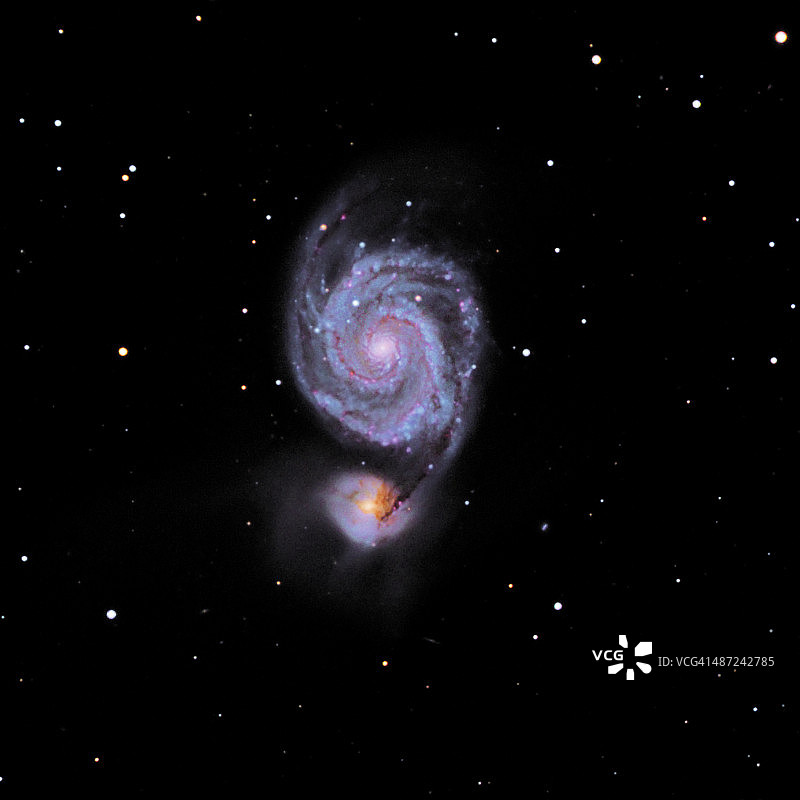 漩涡星系图片素材