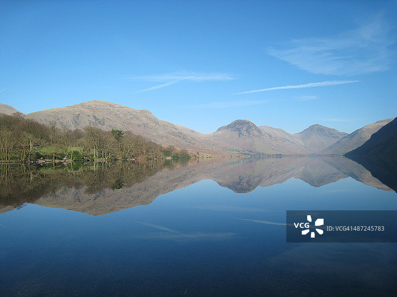 沃斯代尔的废水倒影图片素材