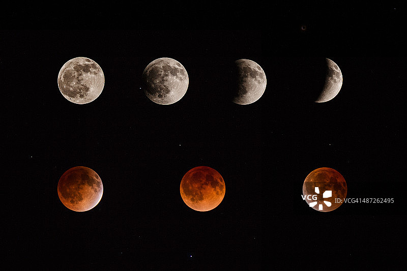 月全食图片素材