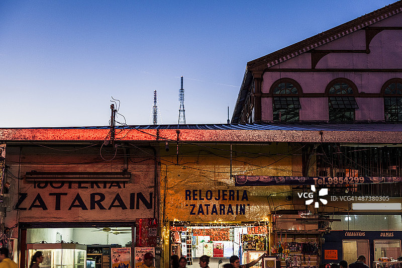 墨西哥锡那罗亚州马萨特兰中央市场图片素材