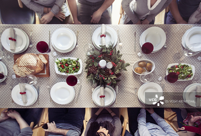 圣诞晚餐图片素材