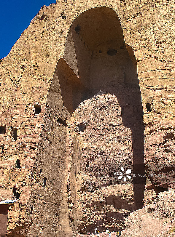 阿富汗巴米扬大佛图片素材