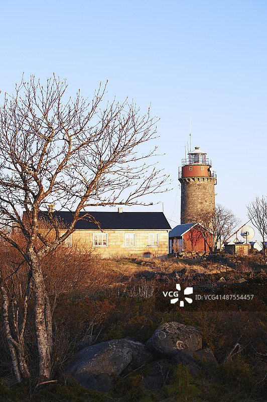 古老的灯塔图片素材