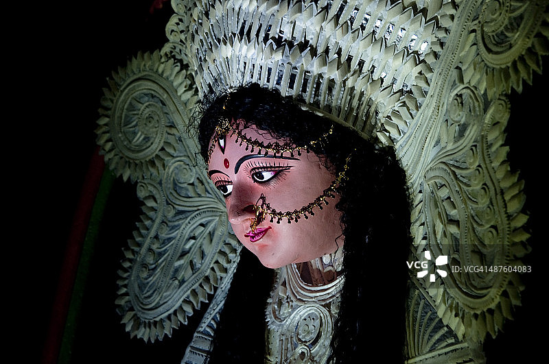 杜尔迦女神面容图片素材