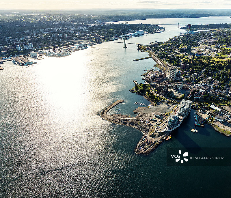 国王码头鸟瞰图图片素材