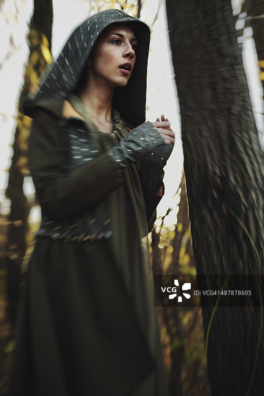 迷人的女艺术家图片素材