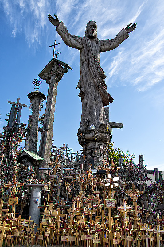 欢迎来到十字架山图片素材