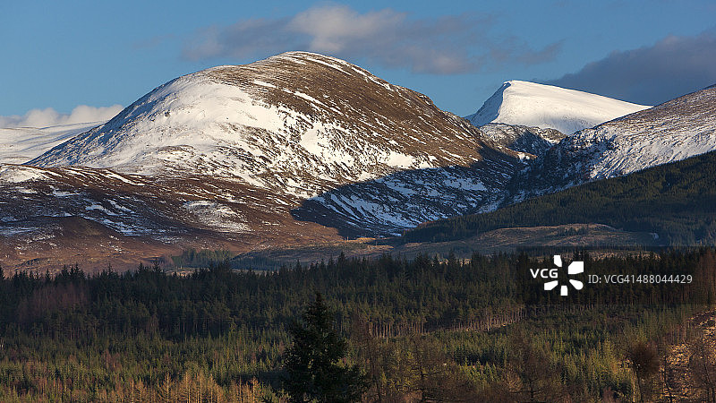 从卡奥尔和马莱格区看到的本尼维斯山脉图片素材
