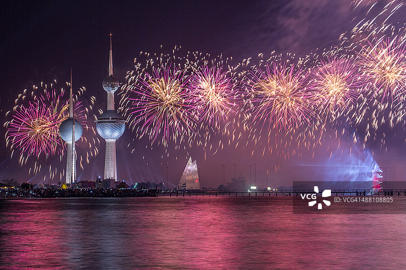 科威特宪法颁布50周年纪念图片素材