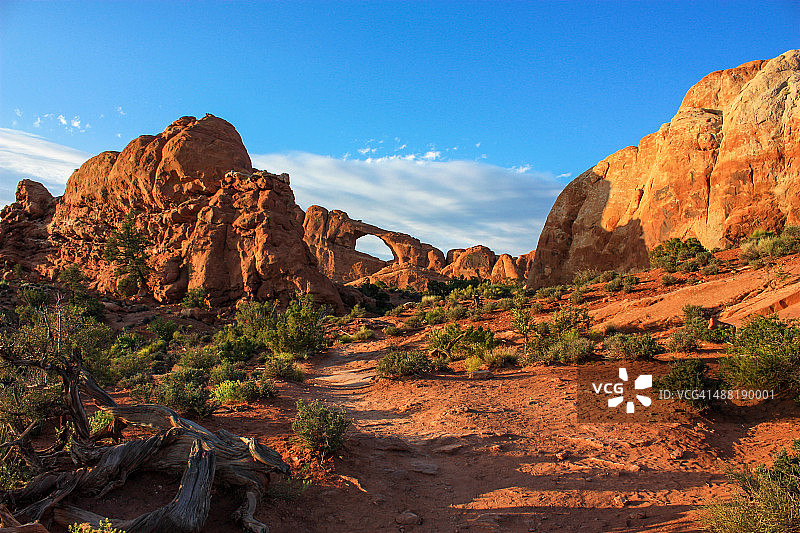 拱门国家公园的天际线拱门图片素材