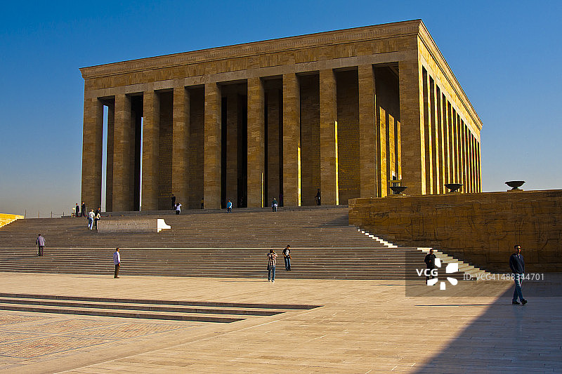 土耳其安卡拉的凯末尔·阿塔图尔克陵墓图片素材