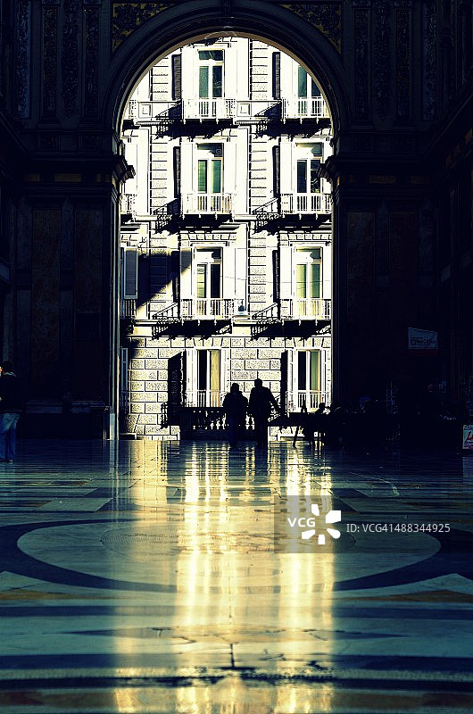 翁贝托一世拱廊街图片素材