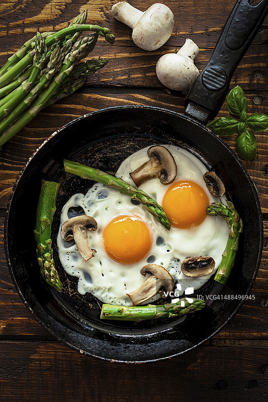 芦笋炒鸡蛋图片素材