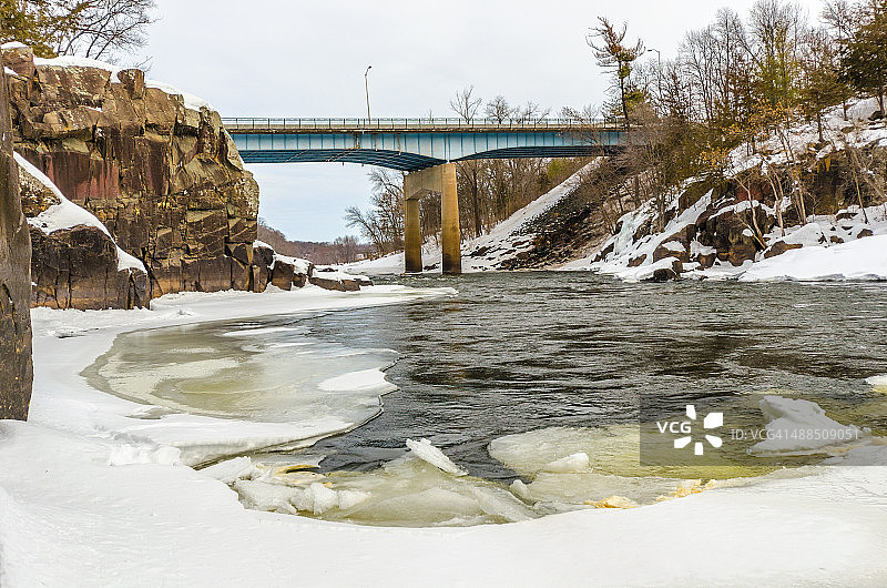 冬日河流图片素材