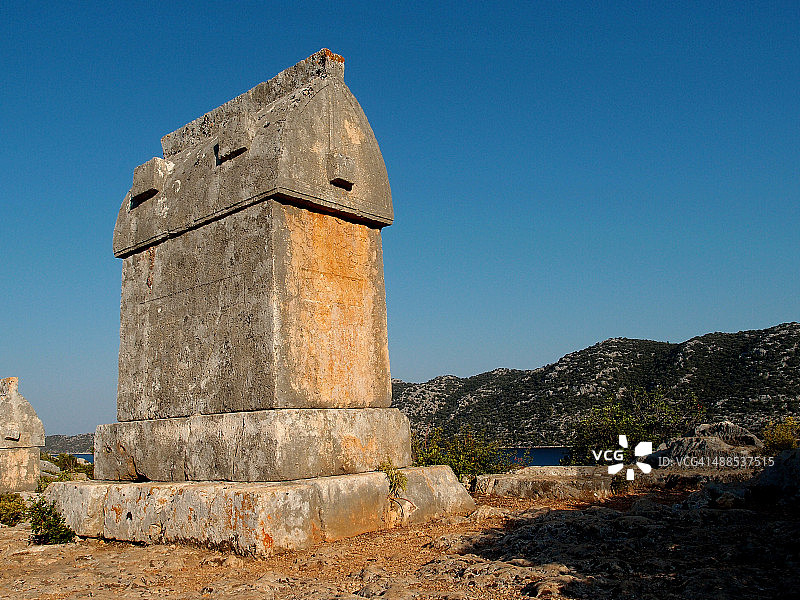 利西亚石棺图片素材