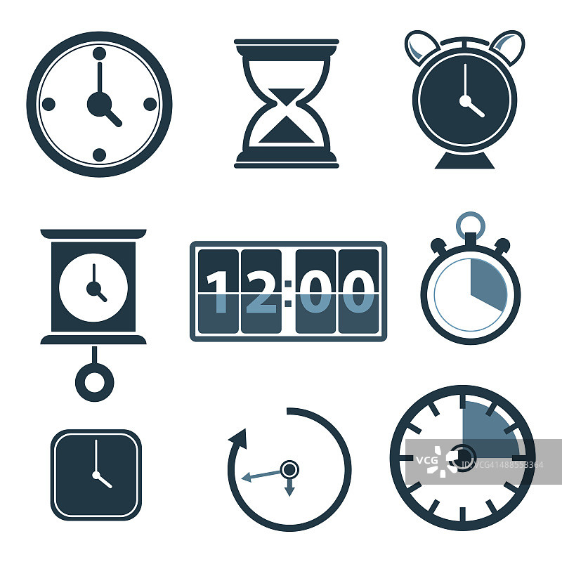 时钟图标图片素材