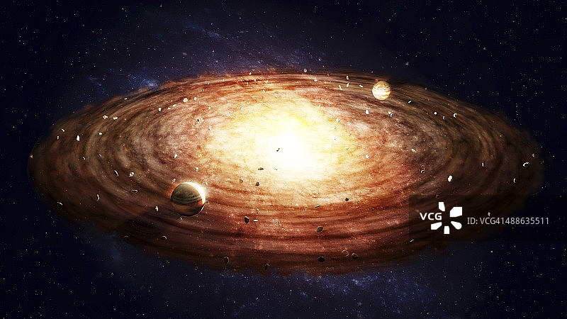 太阳系艺术图图片素材