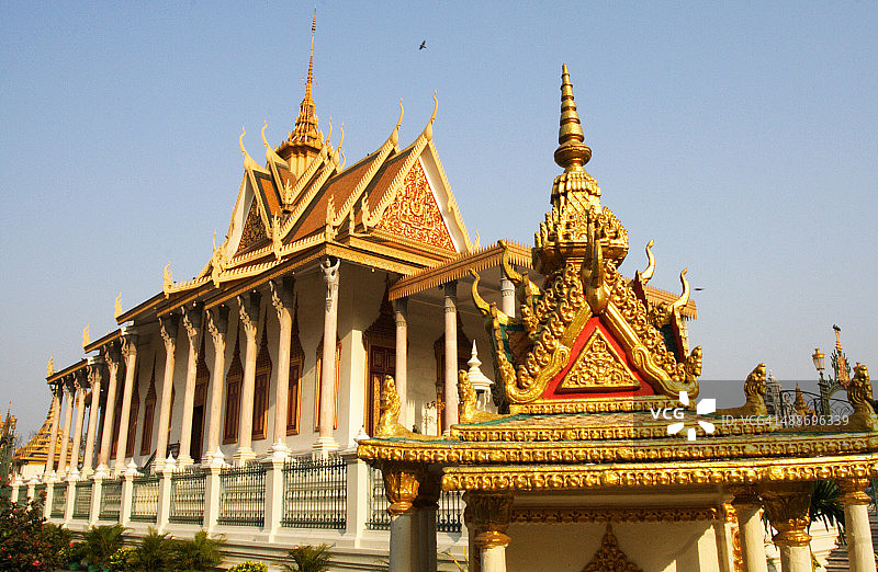 金边银塔图片素材