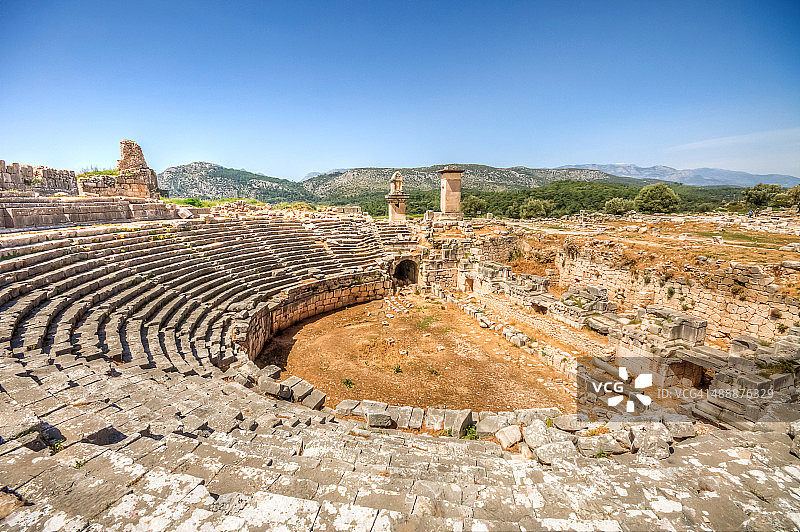 土耳其克桑托斯剧院图片素材