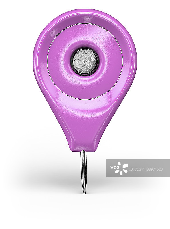 粉色定位地图图钉图片素材