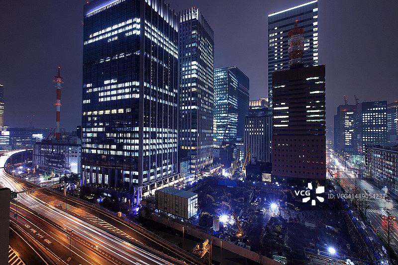 大手町之夜图片素材