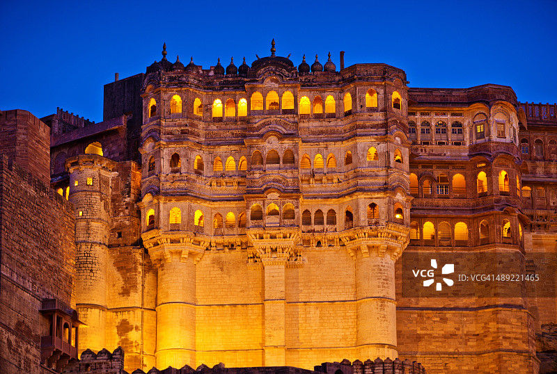 印度焦特布尔梅兰加尔城堡图片素材