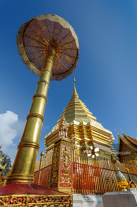 วัดพระธาตุดอยสุเทพ寺图片素材