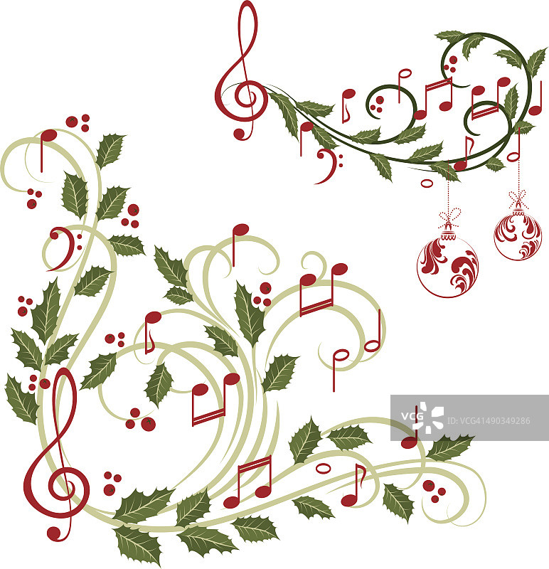 圣诞音乐图片素材