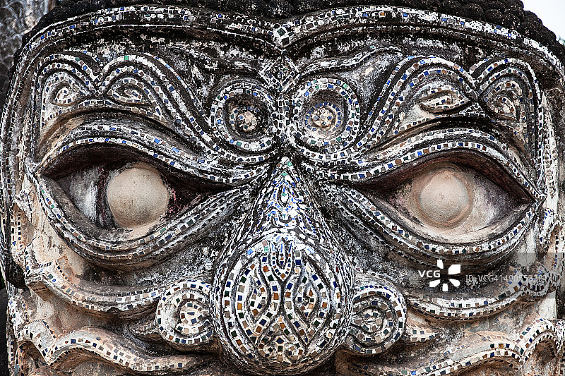 老挝万象佛像公园的佛像图片素材