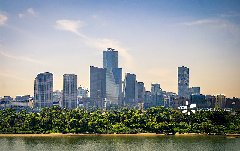 汝矣岛天际线，首尔图片素材