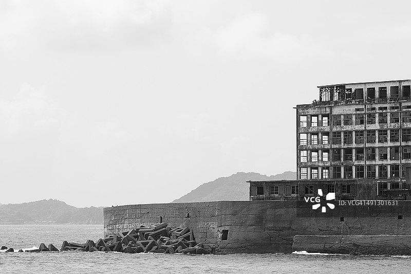 军舰岛图片素材