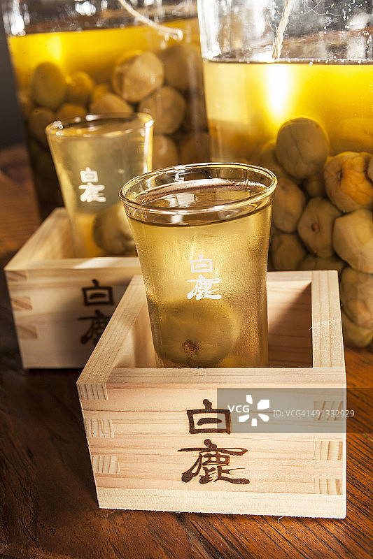 自制梅酒图片素材