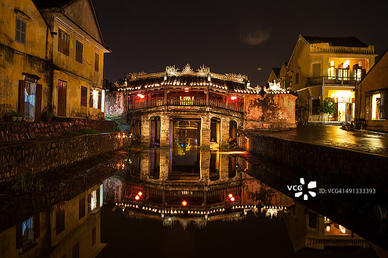 越南会安的日本桥图片素材