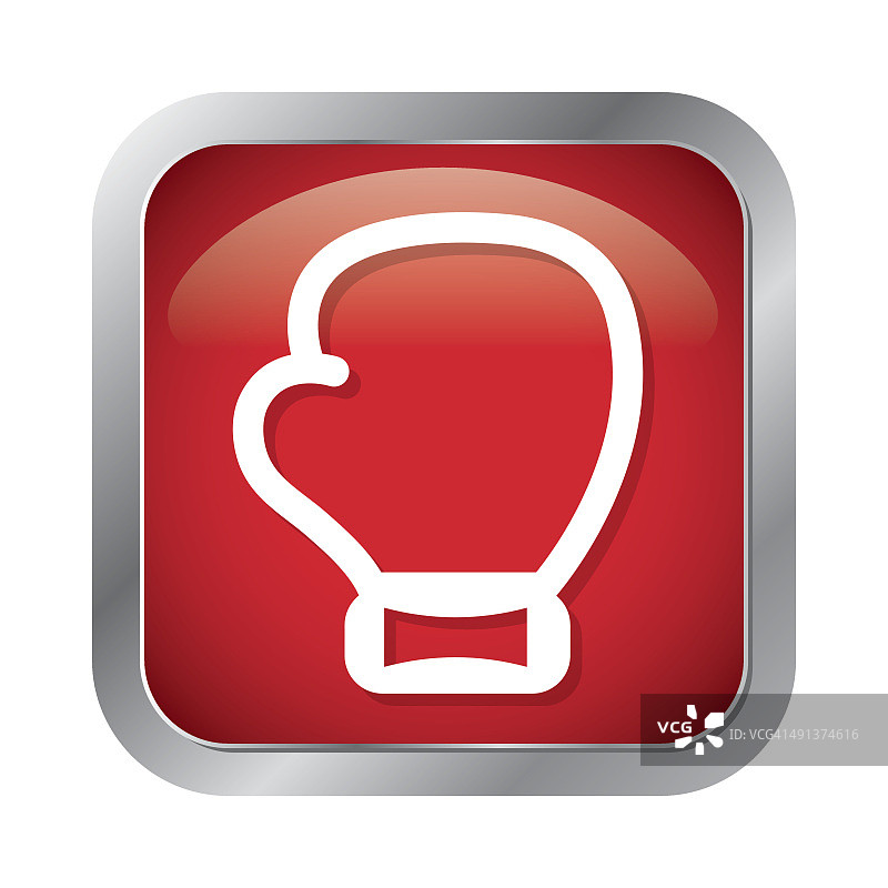 拳击手套图标矢量图图片素材