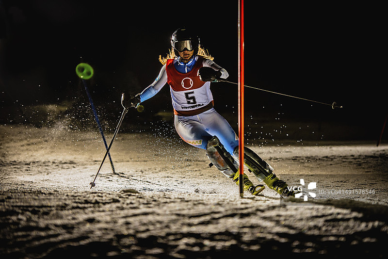 滑雪世界杯图片素材