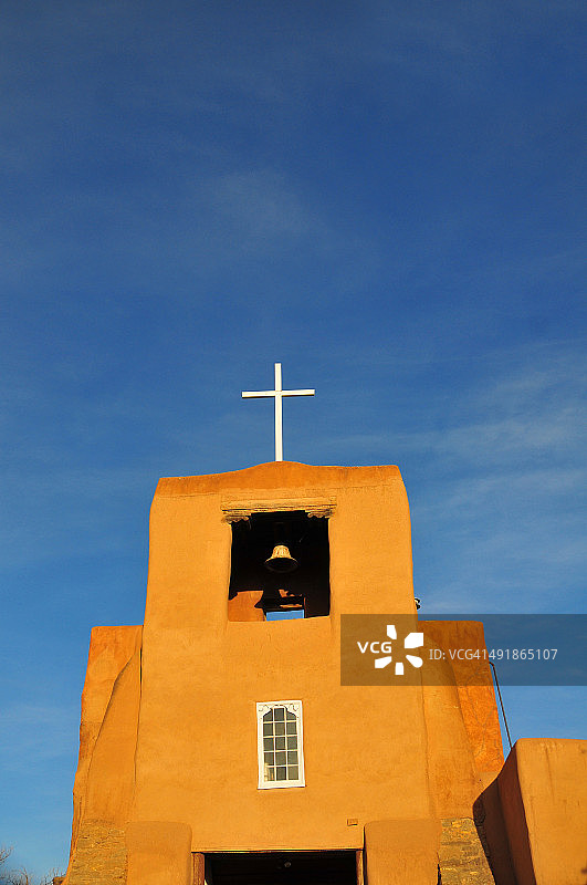 圣菲土坯教堂图片素材