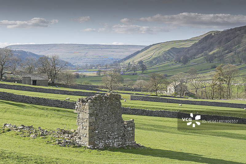 约克夏河谷遗址图片素材