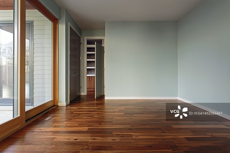 没有家具的现代卧室内饰图片素材