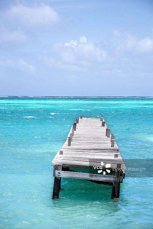 伯利兹安伯格里斯岛栈桥图片素材