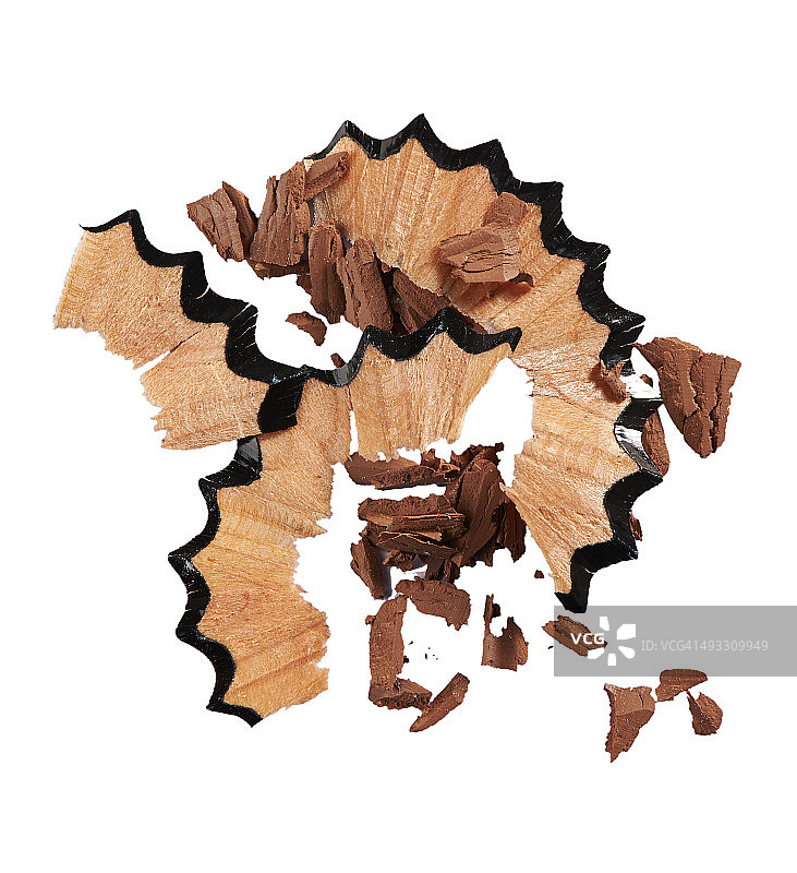 美妆铅笔屑特写图片素材